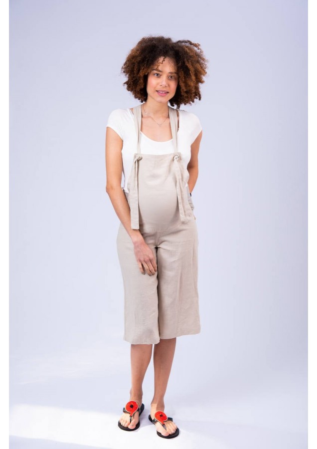 Σαλοπέτα εγκυμοσύνης λινή κάπρι