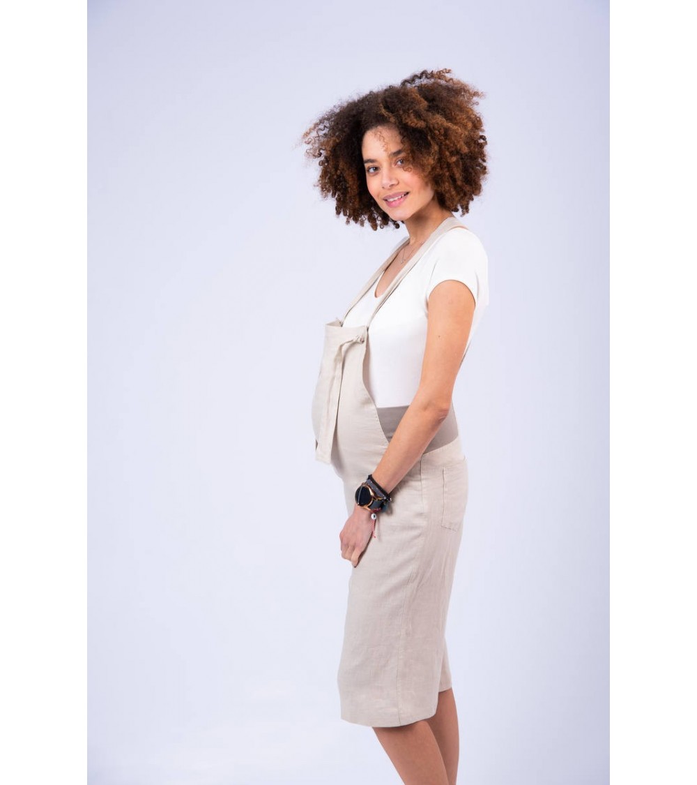 Σαλοπέτα εγκυμοσύνης λινή κάπρι